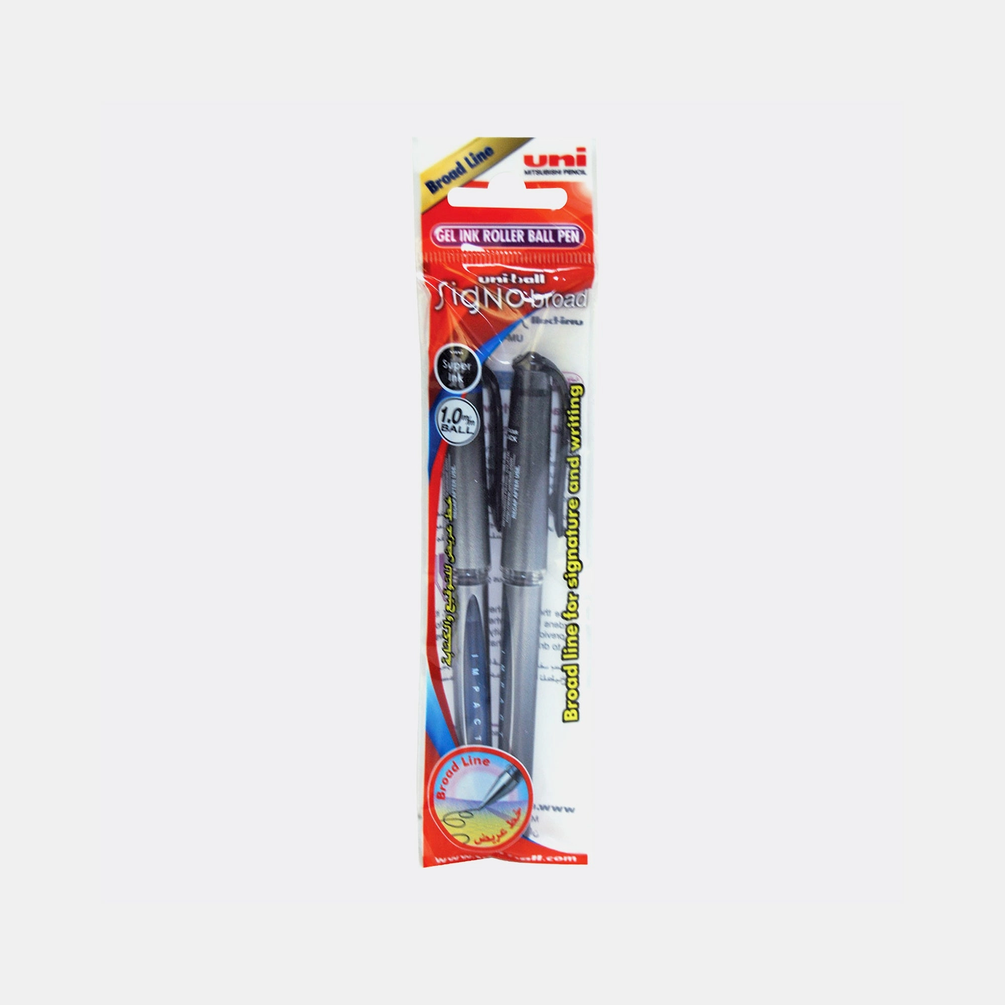 Uni-Ball Gel Impact - 2 piece(s) 1.0Mm