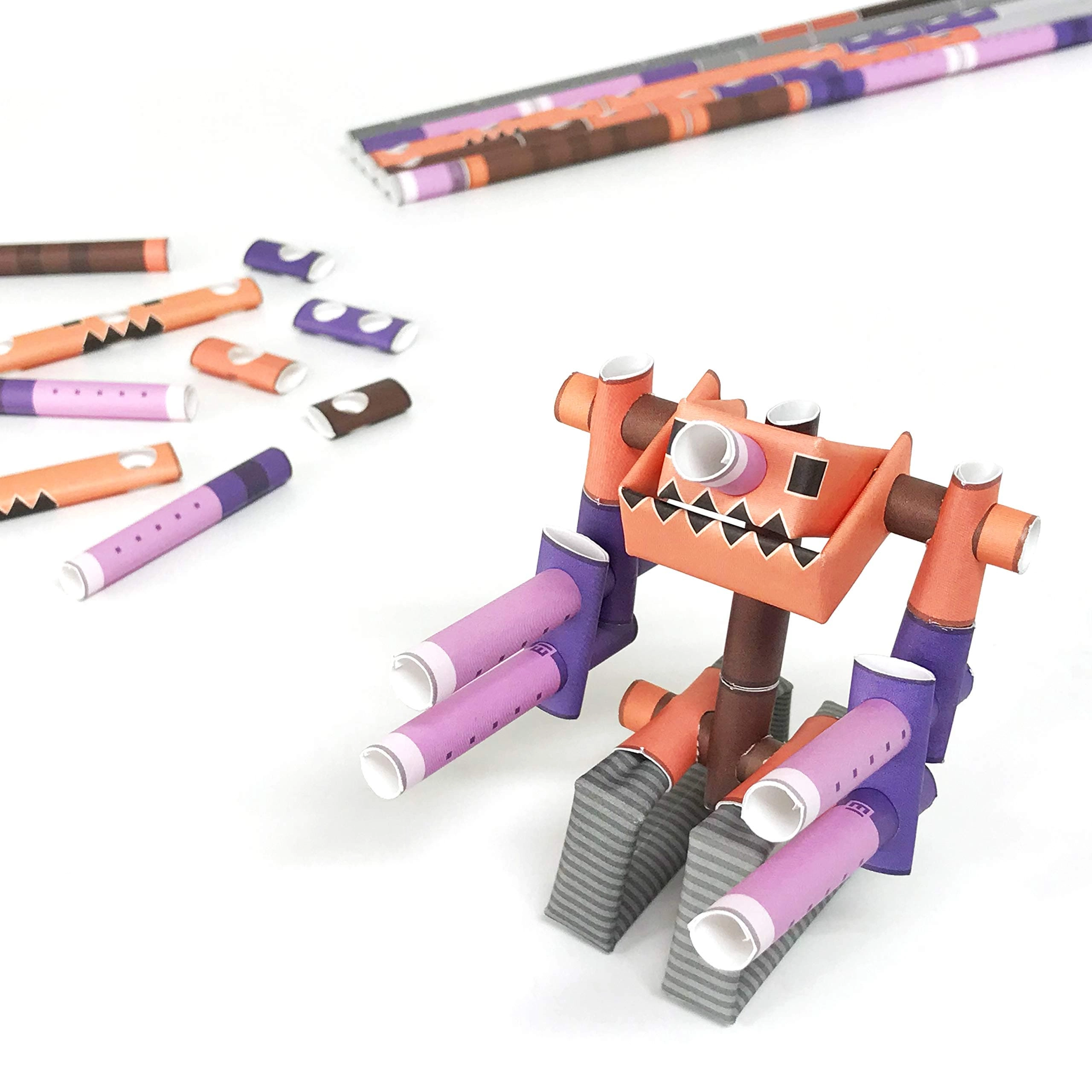 MZA STORES Muscle Joe - 3D Paper Puzzle DIY Robot Kit