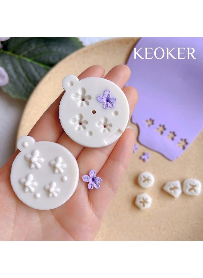 Flower Polymer Clay Molds - Daisy Miniature Jewelry Making