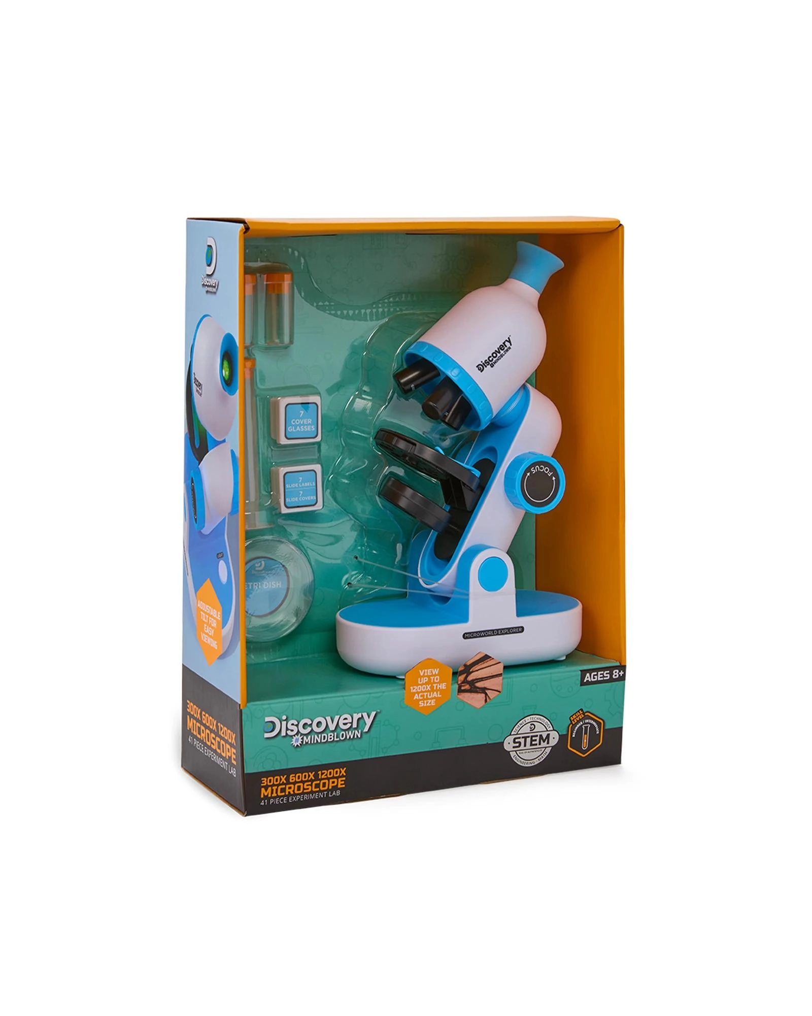 COLOR LAND CHILDRENS TOYS CENTER LLC Mindblown Microscope Experiment Lab Set Biology - 8 years+ 41 pieces