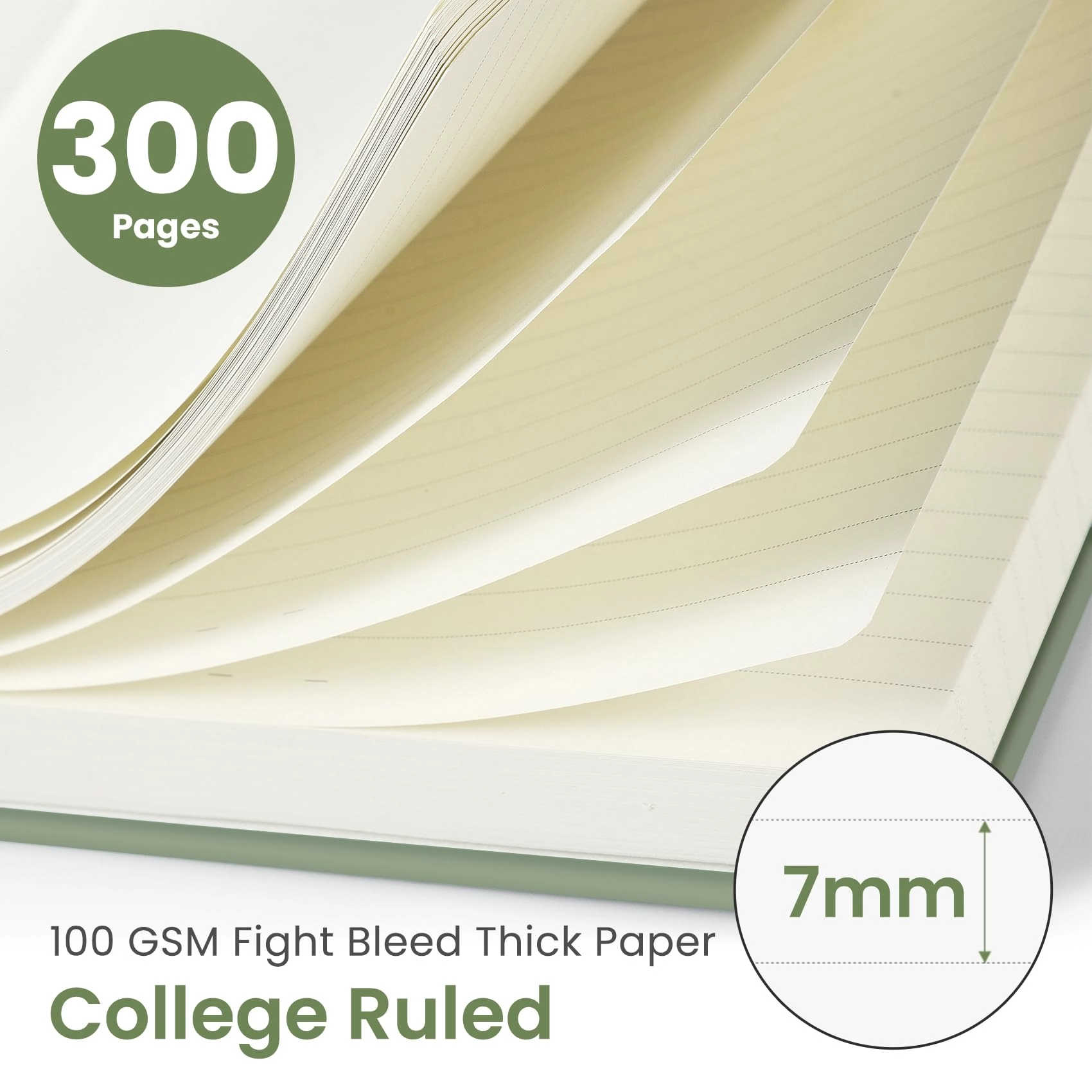 Spiral Notebook B5 Spiral - Lined 300 Pages