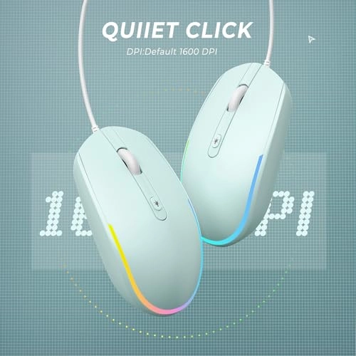 Wired LED RGB Backlit Mouse - USB