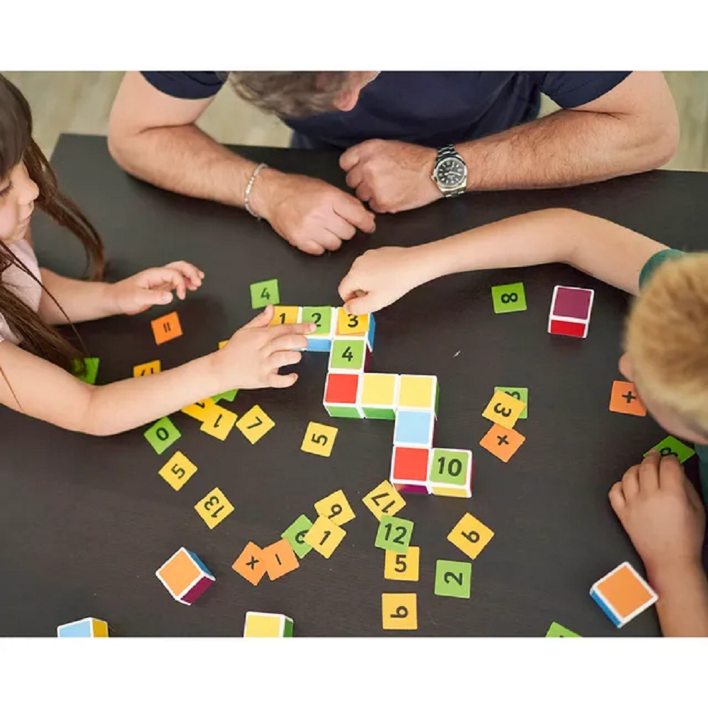 Magicube Math Building And Clips - 55 pcs