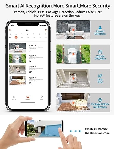 Outdoor Wireless Security Camera 2K