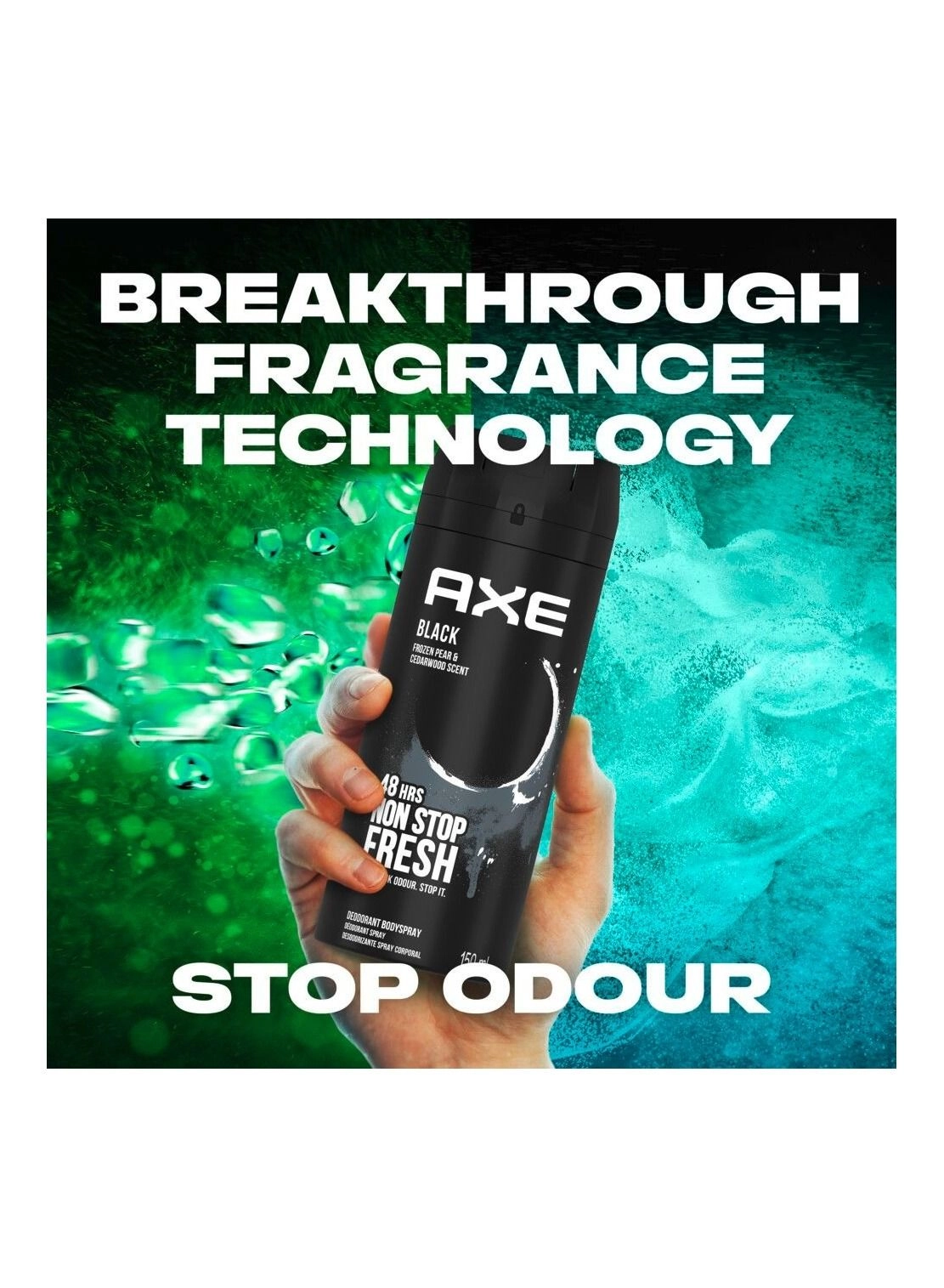 Deodorant Spray - Black 150 gram