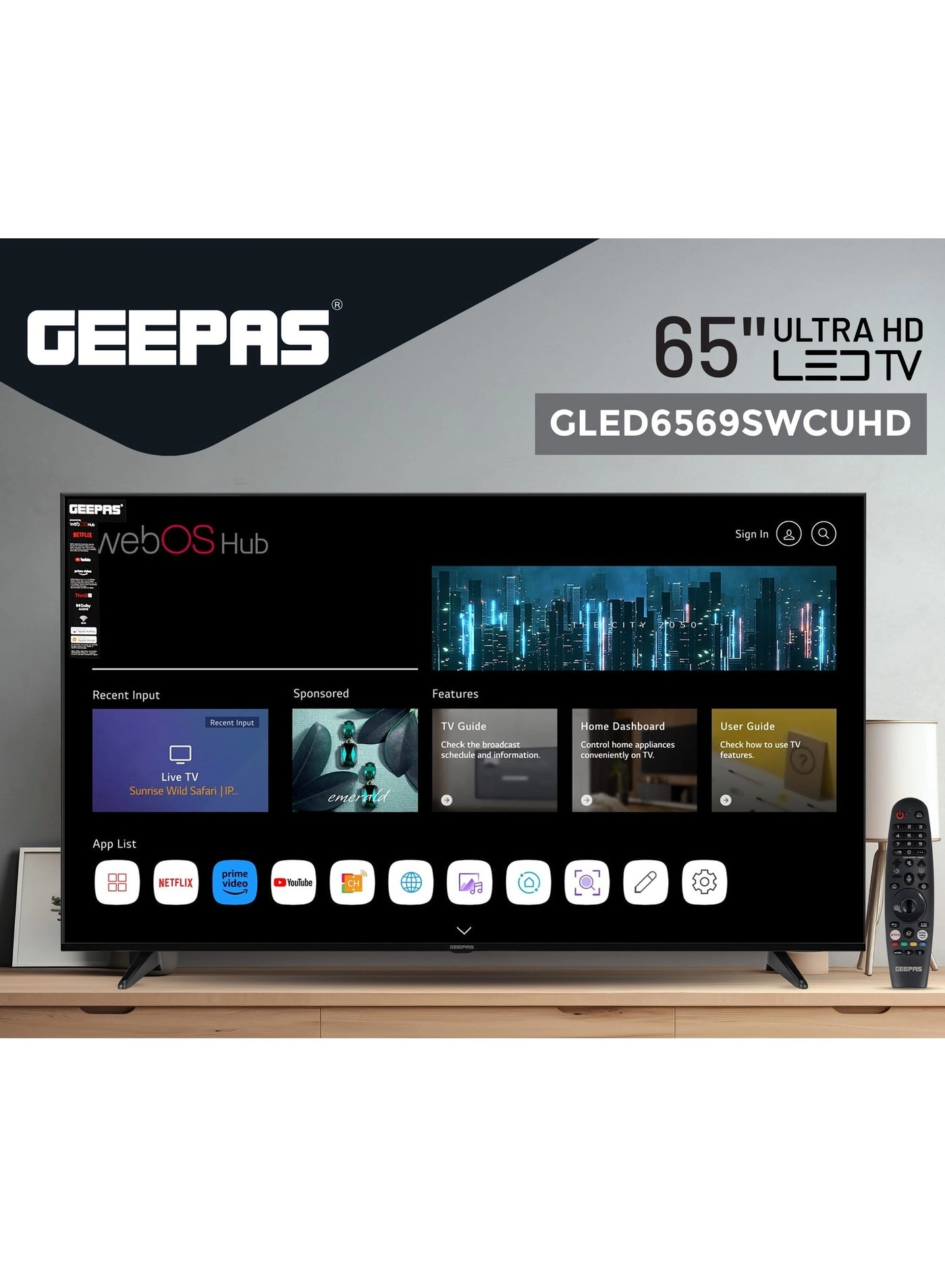 GLED6569SWUHD - 65 in