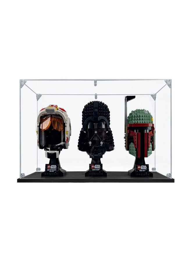 SONGLECTION Acrylic Display Case - Compatible for LEGO Helmets Dustproof (Case Only)