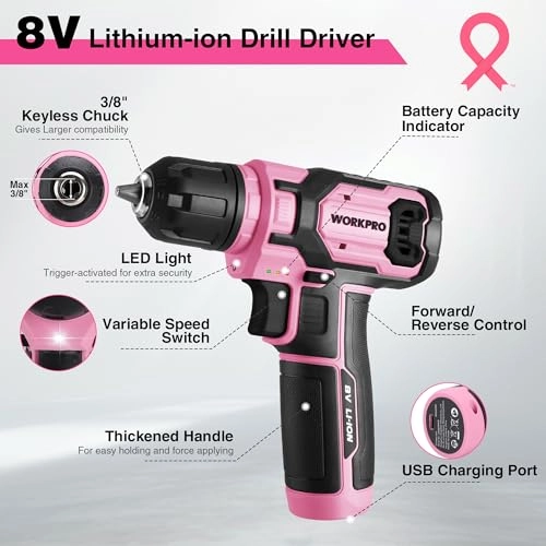 Cordless Drill Driver - 2 Ah 8V