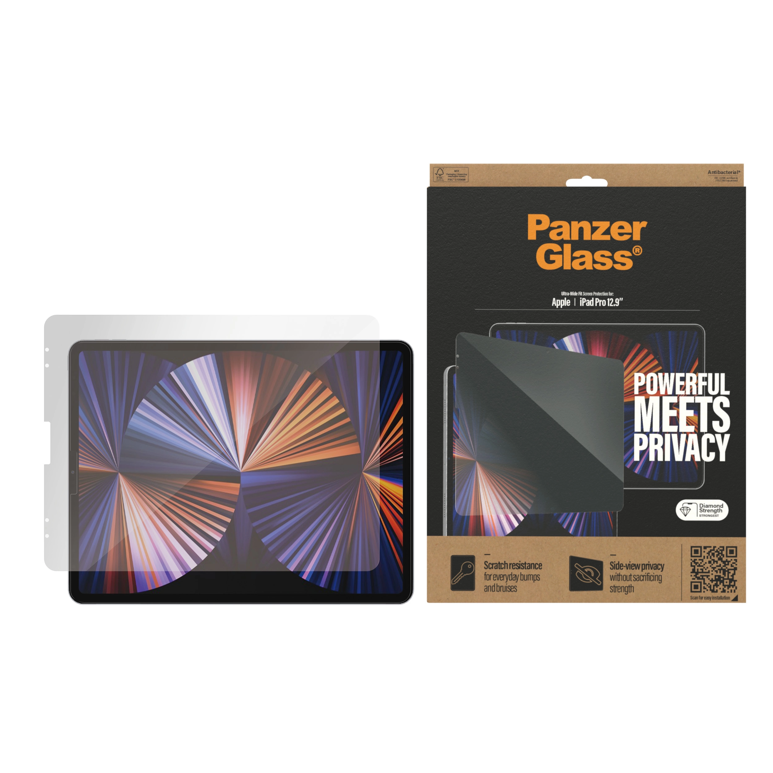 Tempered Glass Screen Protector for iPad Pro 12.9