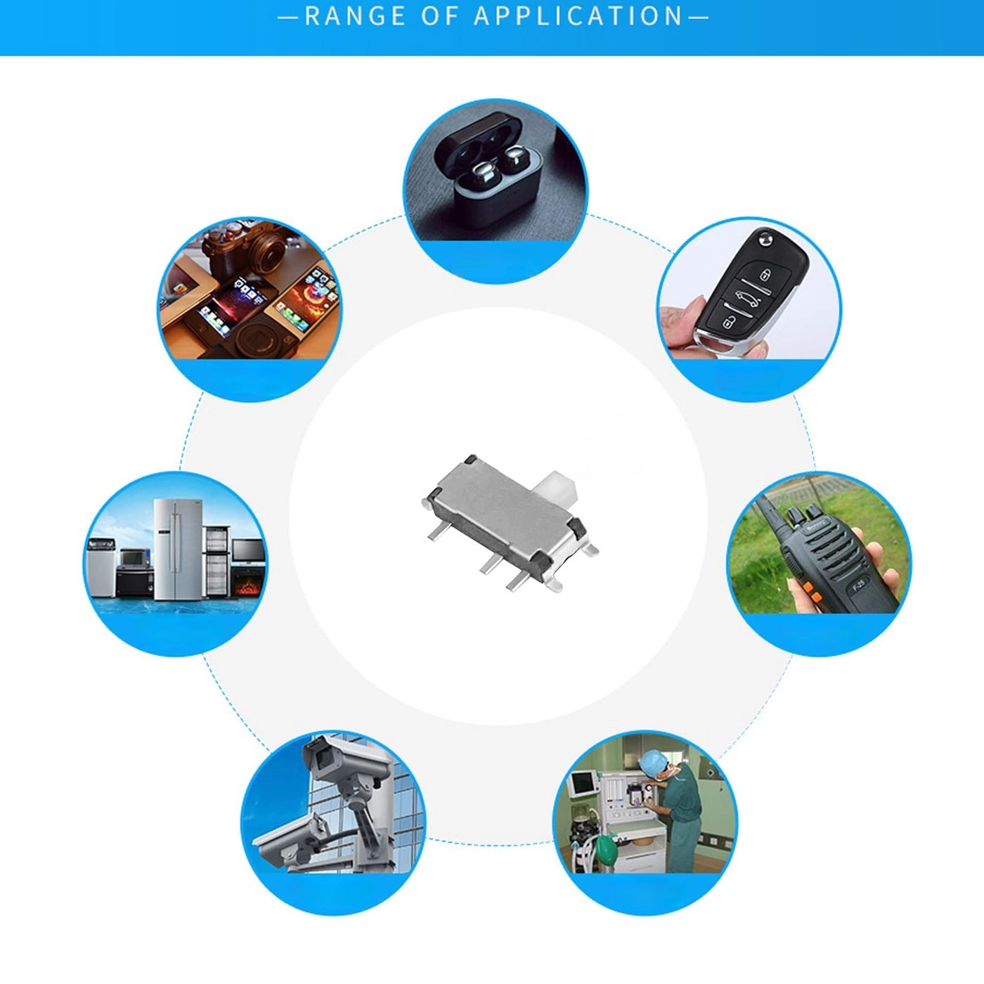 Micro Slide Switch - 20 pcs