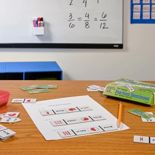 The Original Fraction Dominoes - 49 pieces