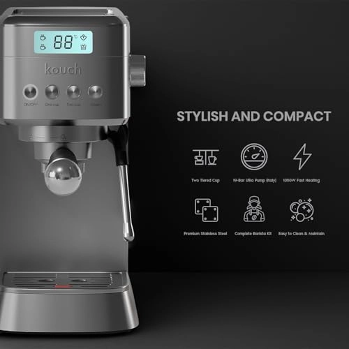 KES1982 - Milk Frother Professional Portafilter