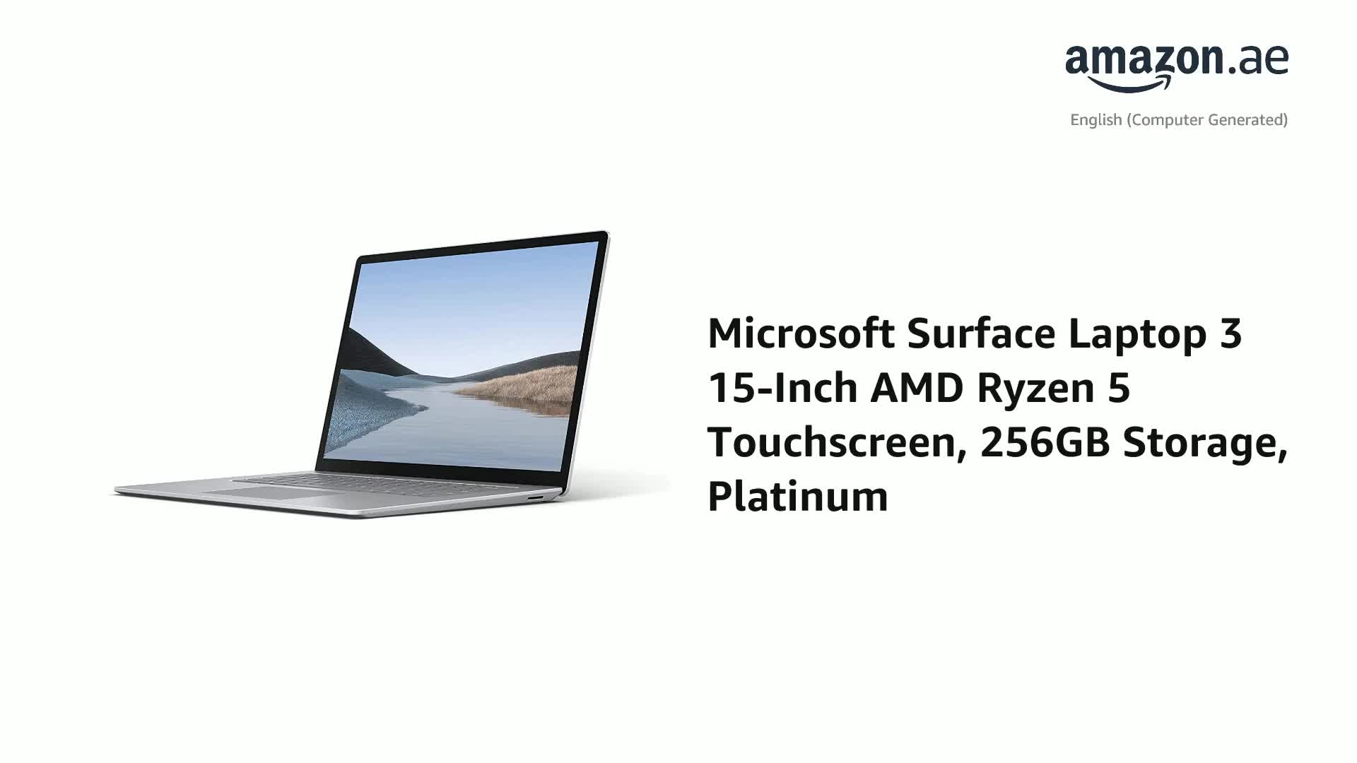Surface Laptop 3 VGZ-00001 - 15'' Ryzen 5 Surface Edition 8GB DDR4 256GB SSD