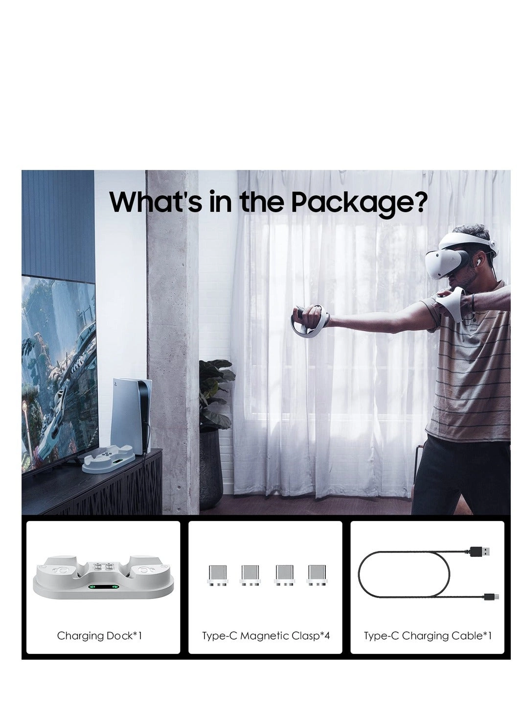 PS VR2 Controller Charging Station