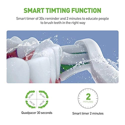 Sonic Electric Toothbrush - 5 Modes 4 Replacement Heads