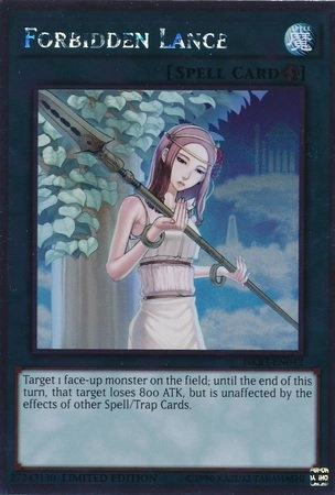 Yu-Gi-Oh! Forbidden Lance NKRT-EN042 Limited Edition