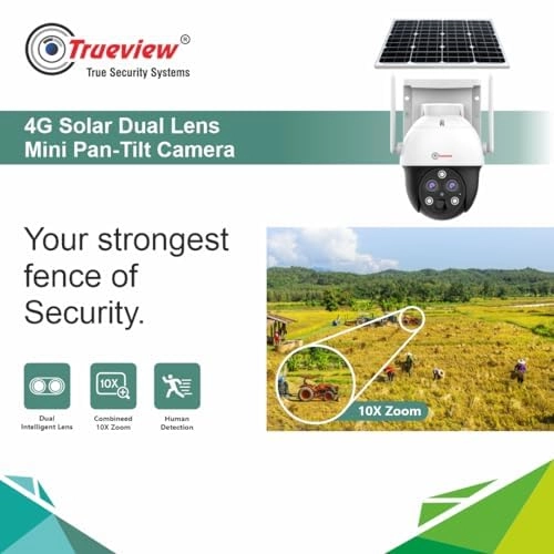 4G Dual lens Solar Camera
