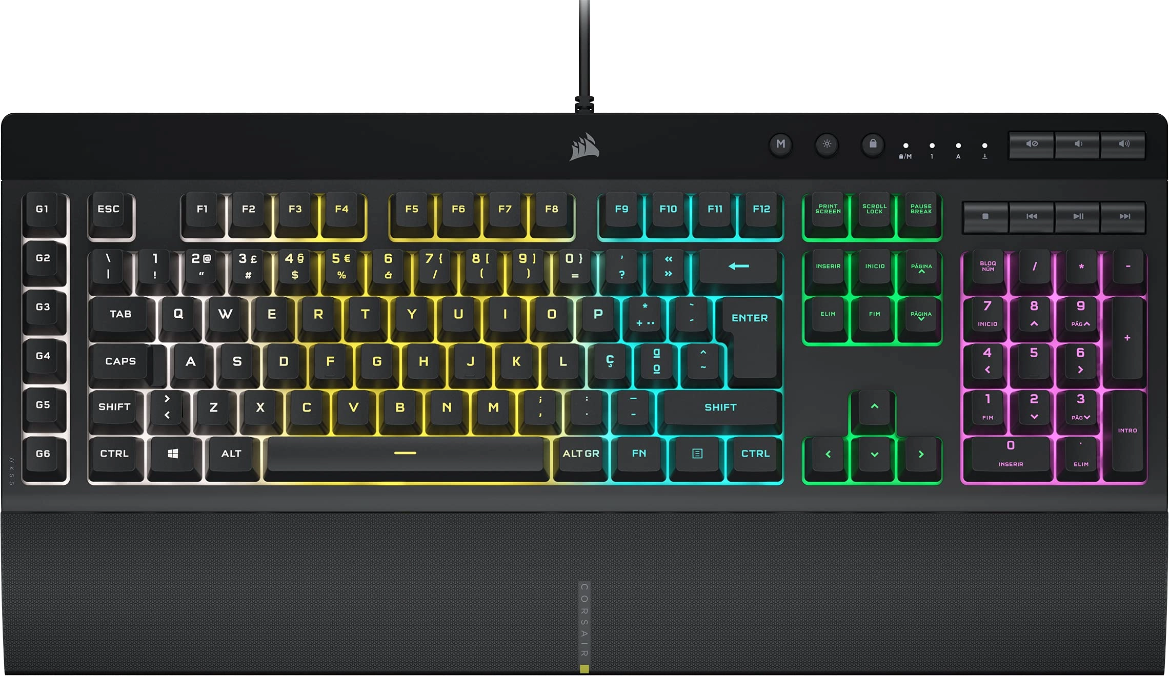 K55 RGB PRO - QWERTY Wired