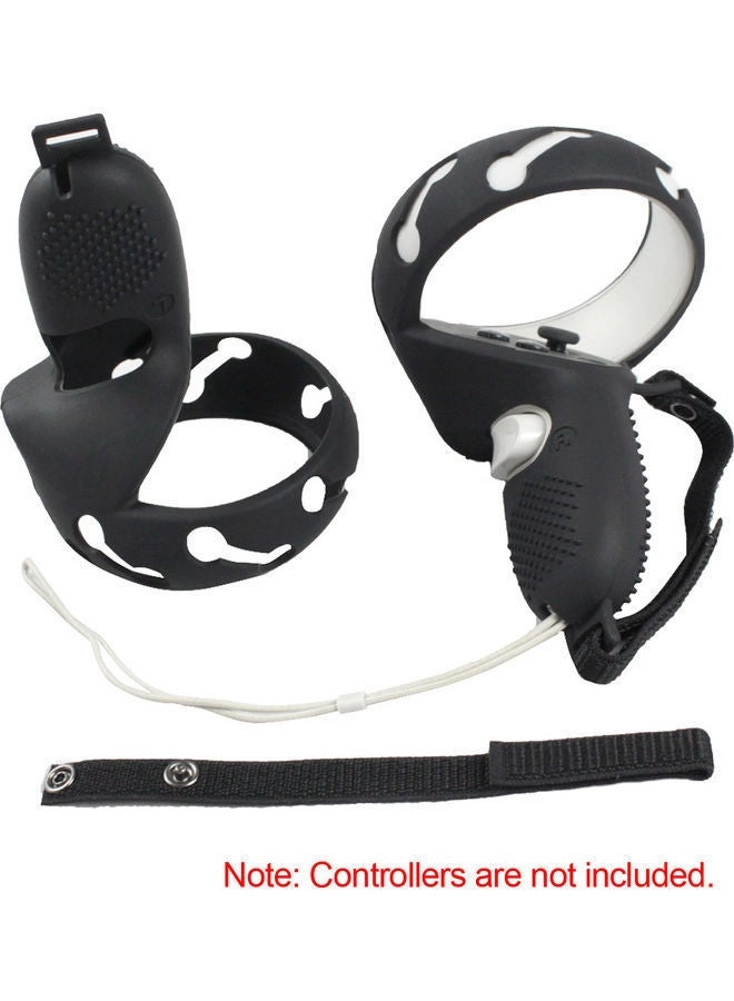 Touch Controller Silicone Grip Ring Cover - 6-Piece Black