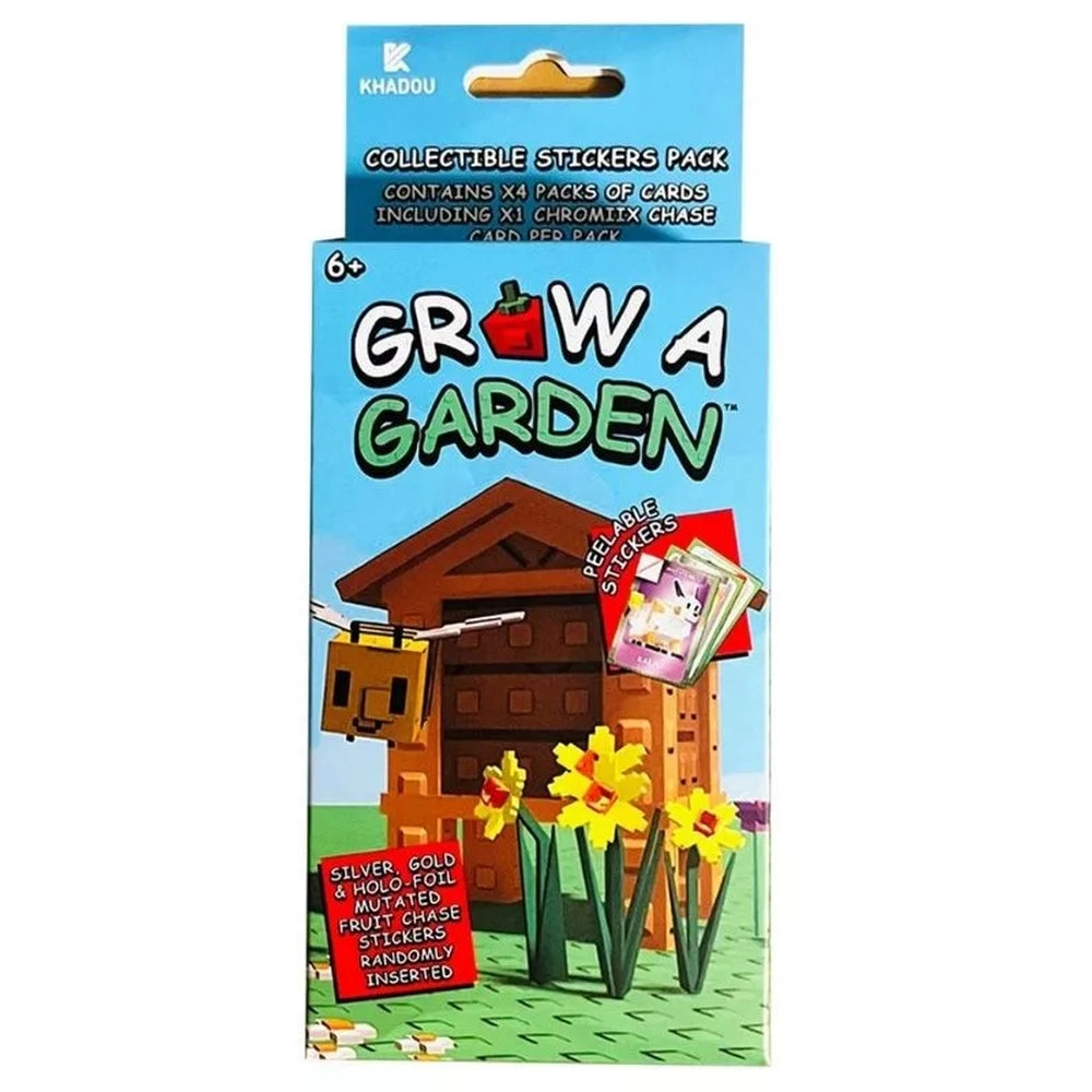 KHADOU Grow A Garden Sticker Book Collectible 5 pcs