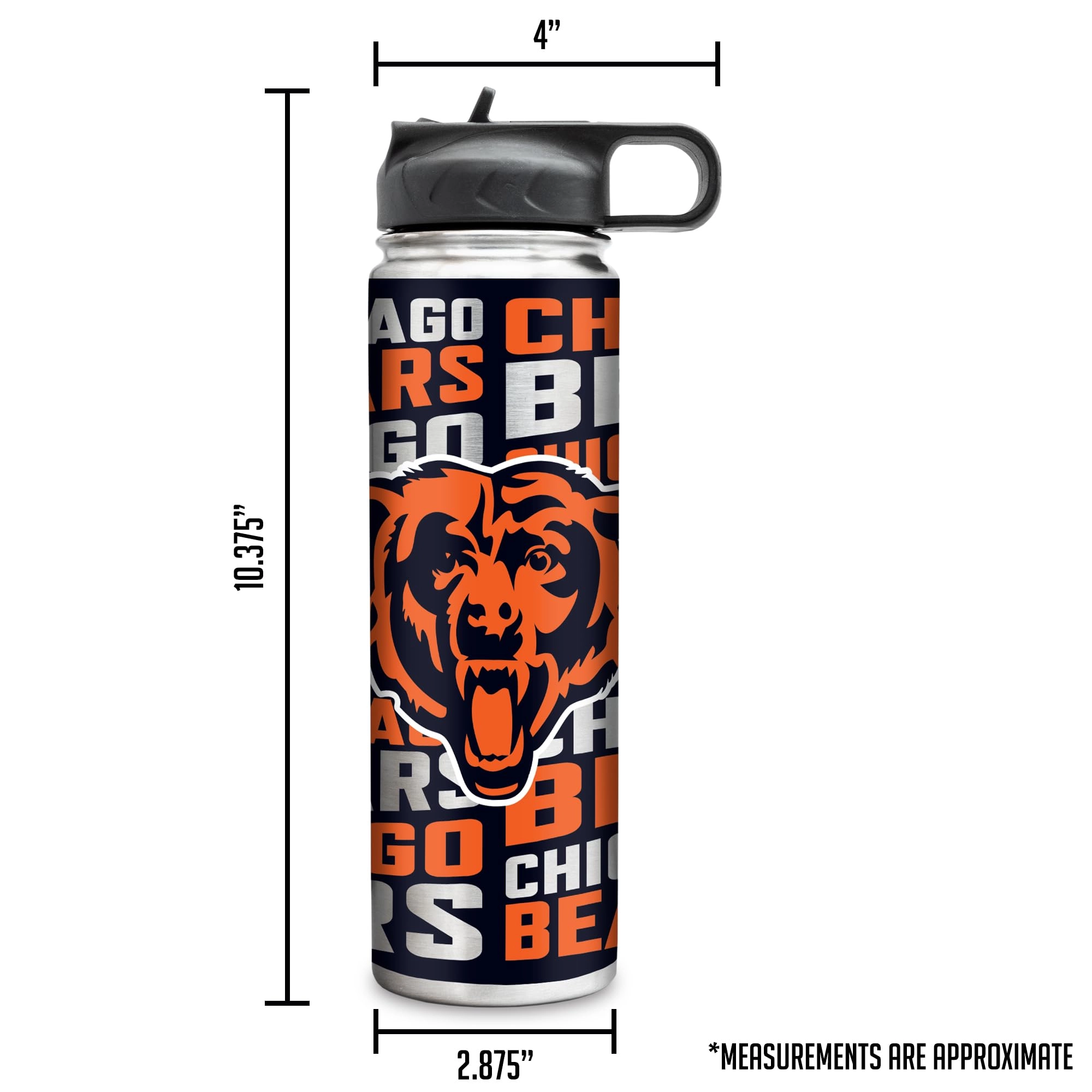 Stainless Steel NFL Football Tumbler - 650ml