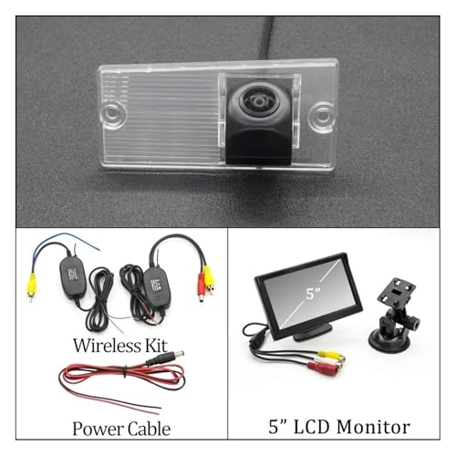 Rear View Camera Fisheye - Night vision Wireless 1280x720