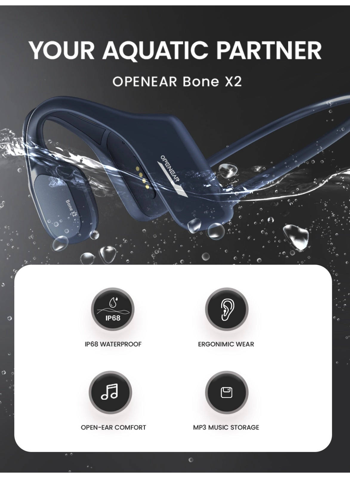 Bone X2 Wireless Headphone