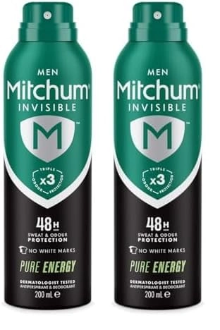 Revlon Invisible Men 48HR Protection - Clean 400 Millilitres Pack