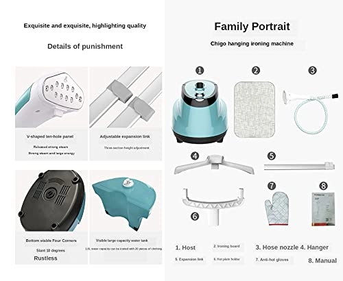 Vertical Garment Steamer - 1800W 1.7L