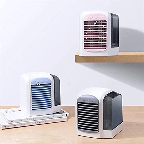 Mini Portable Air Conditioner - 7 Colors 2 Water Tanks USB