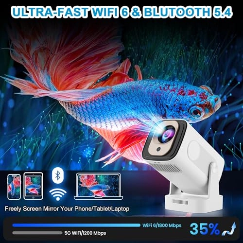 Portable Mini Projector - 300 ANSI lumens 1920 x 1080