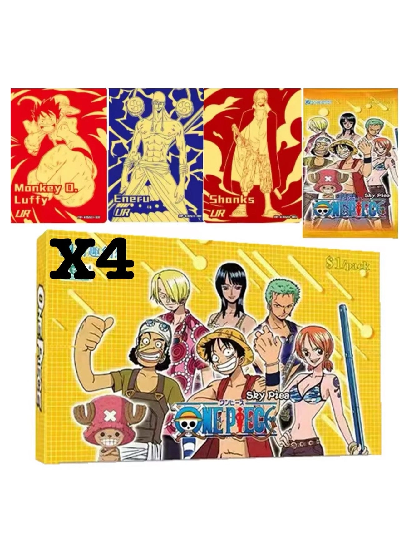 ANIME COLLECTION CARDS - 6 Packs 5 Cards