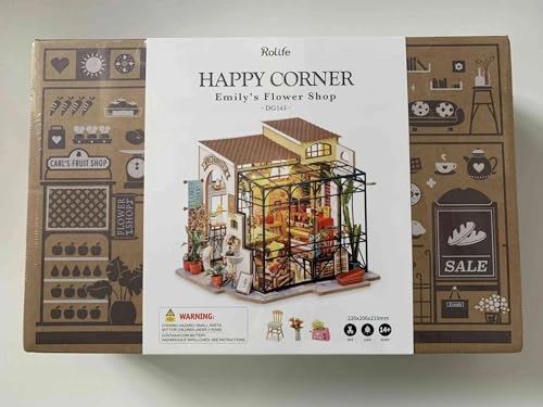 DIY Miniatures Dollhouse Kit - Emily's Florist 1/24