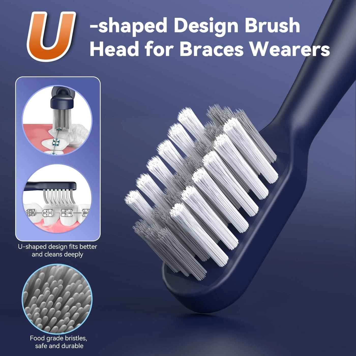 J40 - Sonic 5 Modes 6 Brush Heads