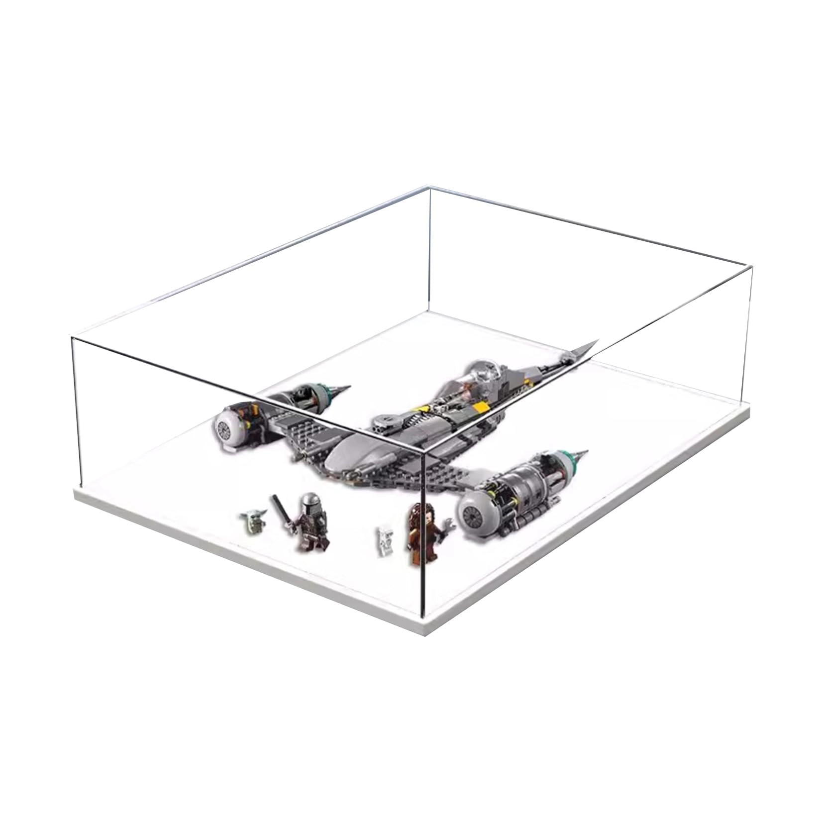 HALFS Acrylic Display Case - The Mandalorian's N-1 Starfighter 75325 Lego Star Wars