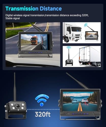 Rear View Camera Kit - Night vision Wireless 720P