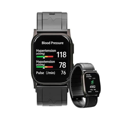 Health Tracker Smartwatch - Blood Pressure Heart Rate SpO2