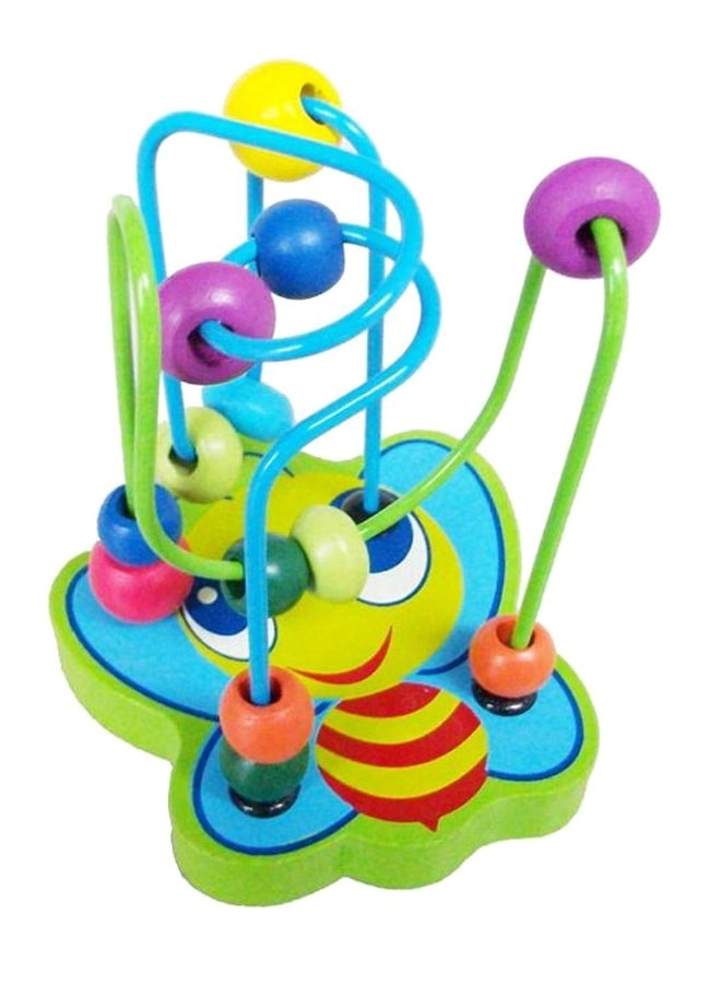 Wooden Bead Maze Roller Coaster Game - 3+ Years