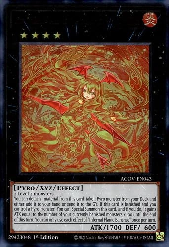 Yu-Gi-Oh! Infernal Flame Banshee - AGOV-EN043 - 1st Edition