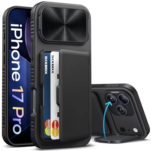 SIXBOX Wallet Case for iPhone 17 Pro