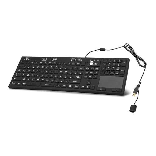 Silicone Washable Keyboard - 110-key Wired