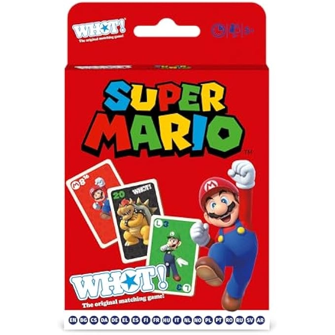 WHOT! Mau Mau Variant - Super Mario - Card Game (German)