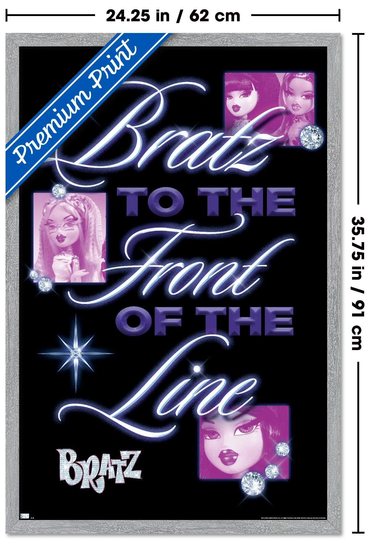 Bratz: Girls Nite Out - Front Of The Line Wall Poster - Paper 34"L x 22.4"W