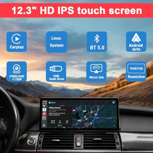 Ultra - Thin Linux Screen for BMW E70 E71 - 12.3 - Inch