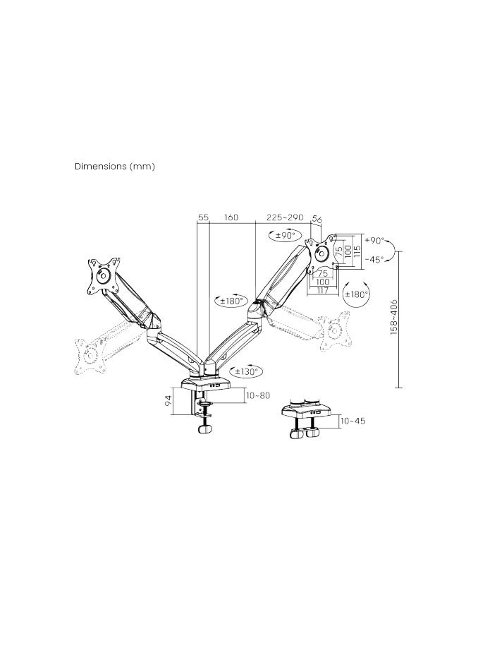 91-LDT49C024 - Dual 17" to 32"