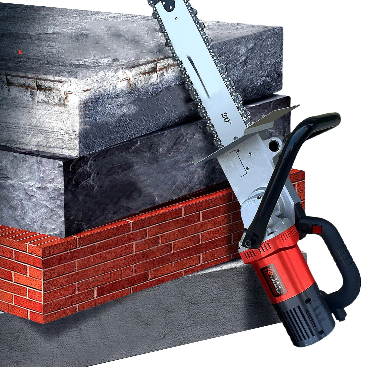 Electric Concrete Chain Saw - 7800W/8800W