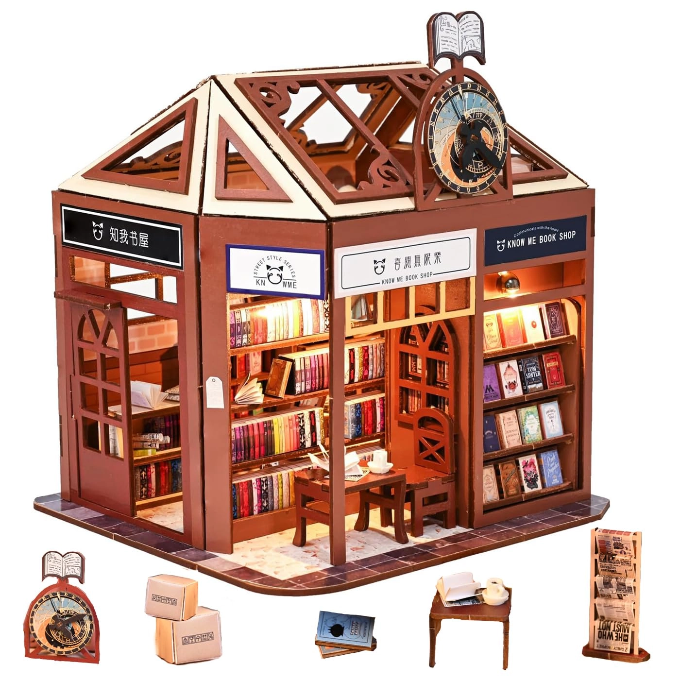 Magic House - 3D Mini Dollhouse Musical Movement