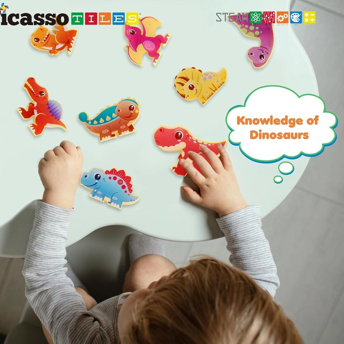 Magnetic Dinosaur Figures (ALGT-PTA23) 8 pcs