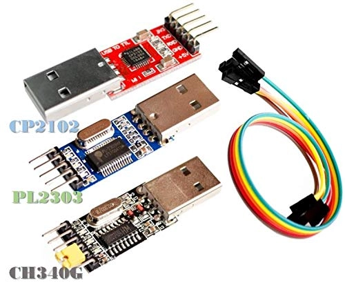TECNOIOT PL2303 - USB to TTL Module + CP2102 + CH340G