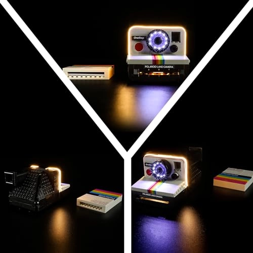 LED Light Kit for LEGO 21345 Ideas Polaroid OneStep SX-70 Camera Set
